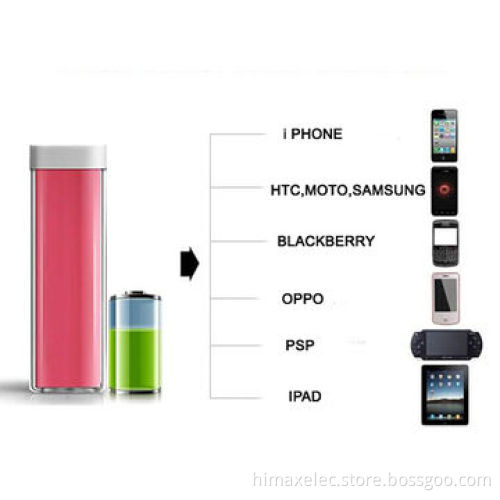 Lipstick Power Banks, 18650 Samsung cell, 1500mAh~3000mAh, Hot Sales, OEM Gift